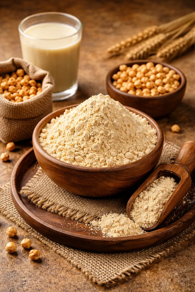 Rustic sattu powder setup.webp