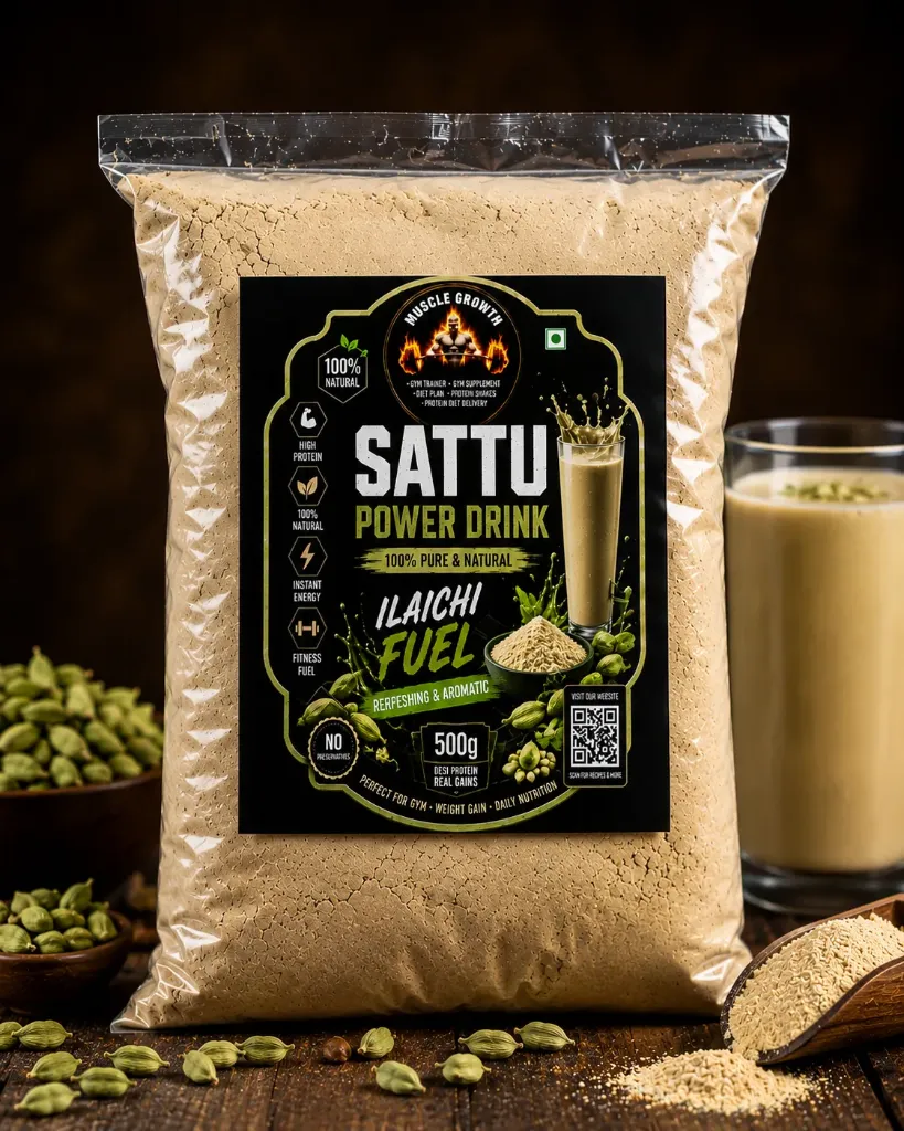 Sattu Power Drink – Ilaichi Fuel (500g) (500g (current))