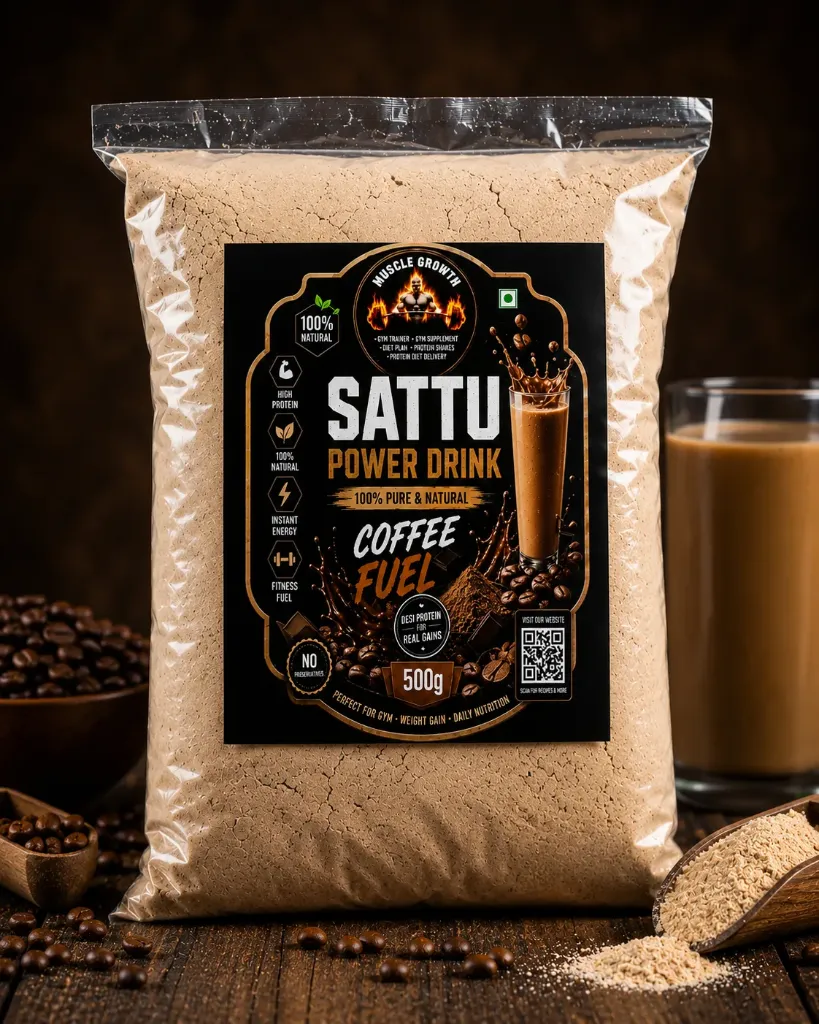 Sattu Power Drink – Coffee Fuel (500g) (500g (current))