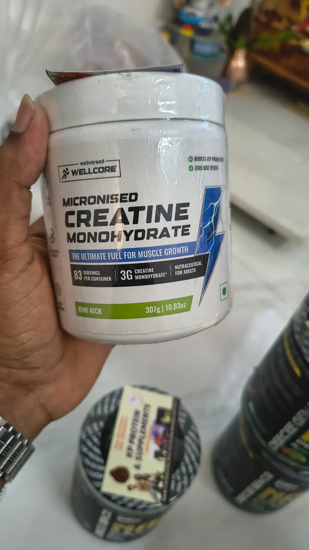 Wellcore creatine kiwi kick